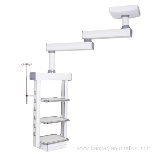 KDD-5 Double arms ceiling medical equipment surgical room operation theater steel electric ICU standard gas pendant